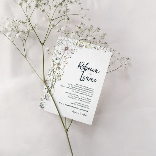 Whimsical Wedding Invitation